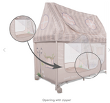 Baby cot SWEET HOME 2 layers with roof