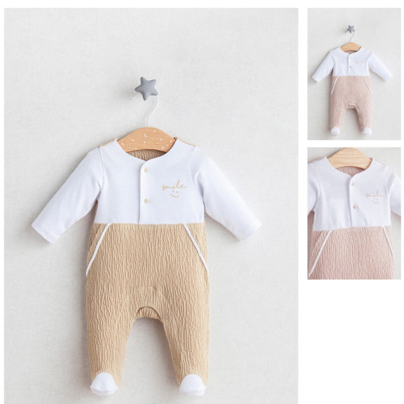 SMILE  OVERALLS  0-9M