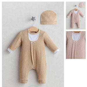 Crinkle  OVERALLS  0-9M