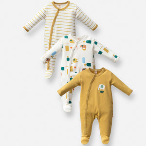 Elephant Jumpsuit 0-3m set 3p