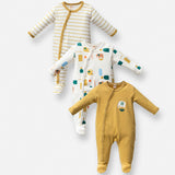 Elephant Jumpsuit 0-3m set 3p