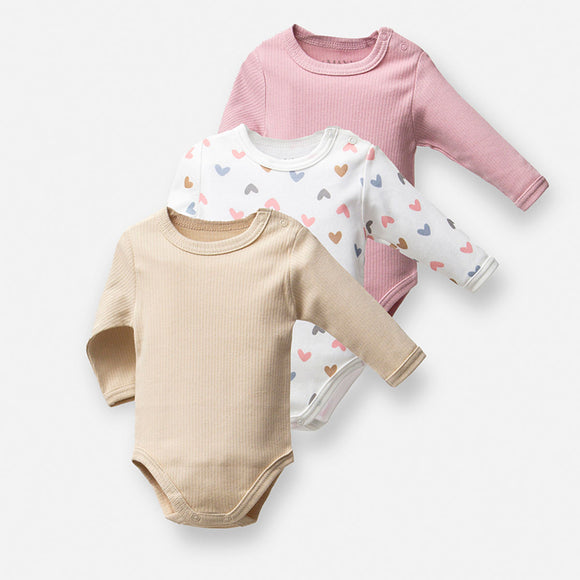 3 Bodysuits long sleeve pack