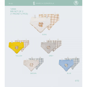 Baby bibs  bandana /2piec