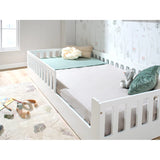 Montessori bed white barrier 90*190cm