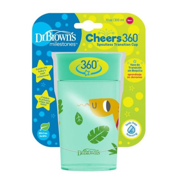 Training Sippy Cups Cheers360 Green, 300ML, 9m+