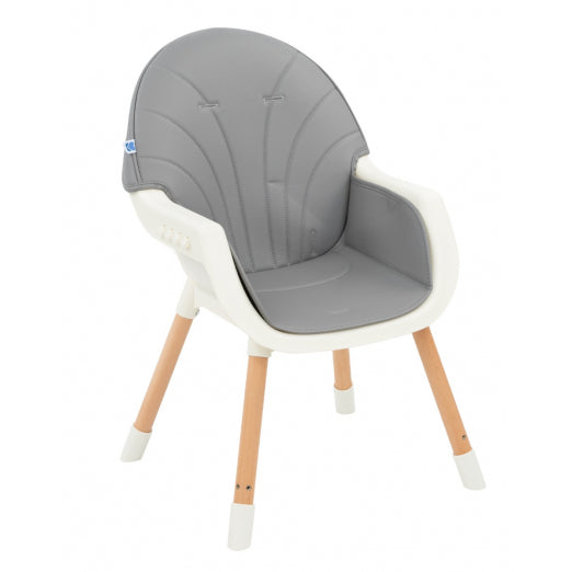 Highchair Nutri Wood Grey